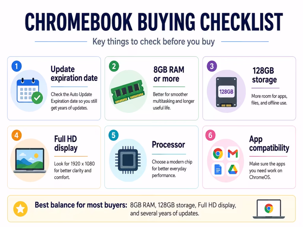 Chromebook buying checklist