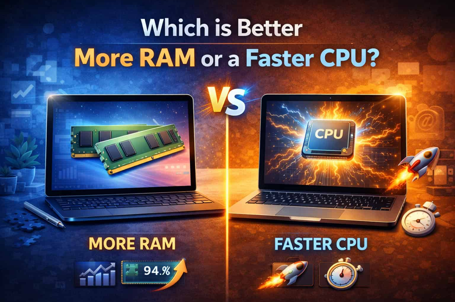 Which is Better More RAM or a Faster CPU?