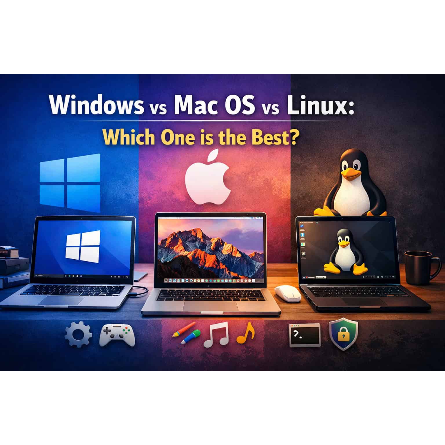 Windows vs Mac OS vs Linux: Which One is the Best?