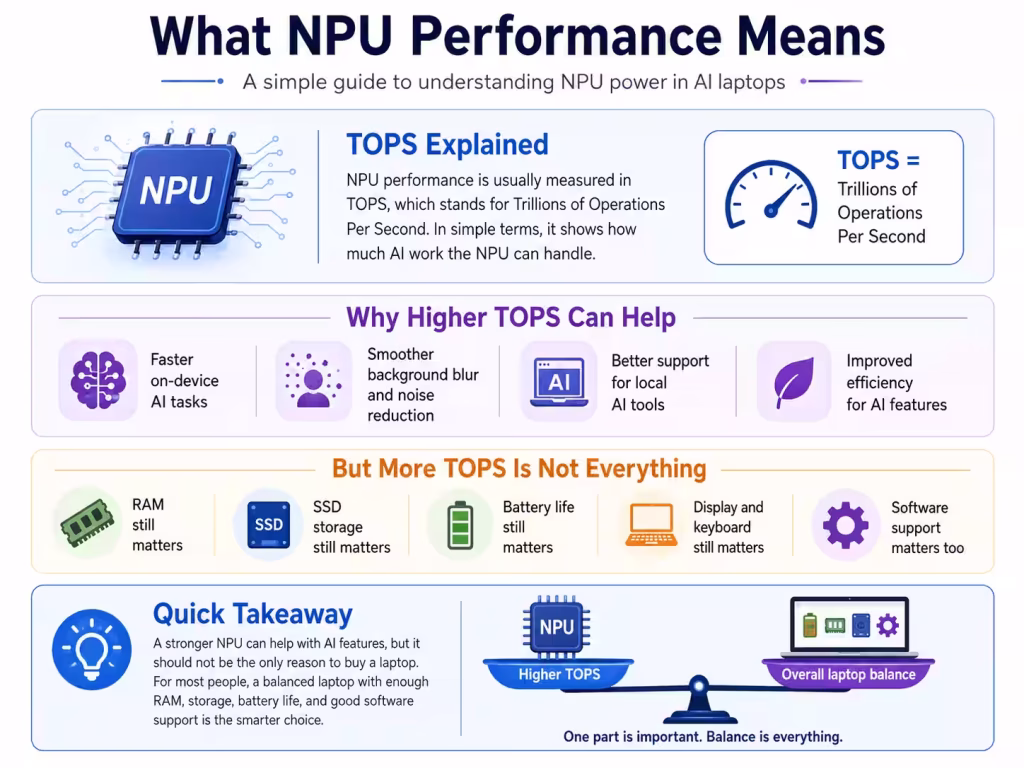What NPU performance means