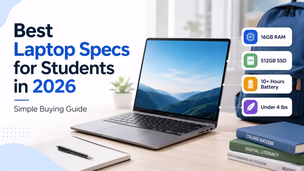Best Laptop Specs for Students (2026 Buying Guide)