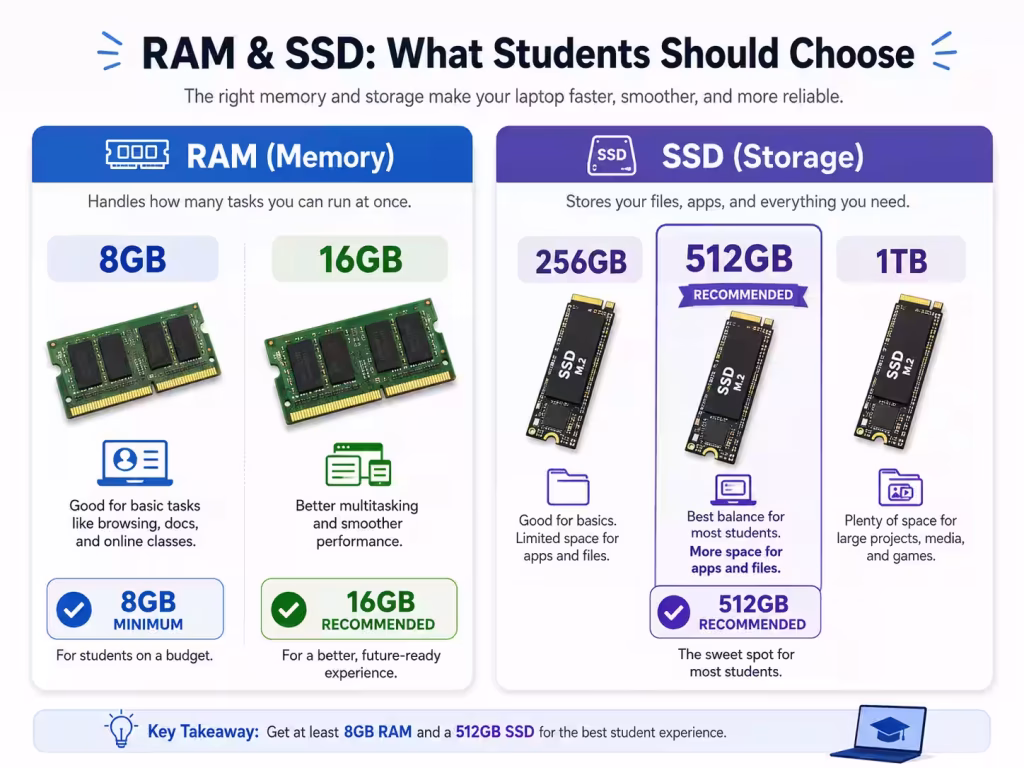 RAM and Storage