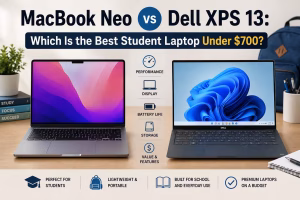 MacBook Neo vs Dell XPS 13 student laptop comparison